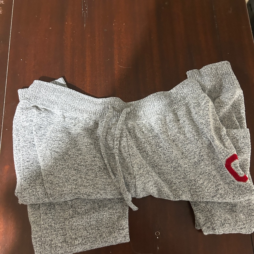 Scarlett Gray and Red Joggers Relaxed Fit